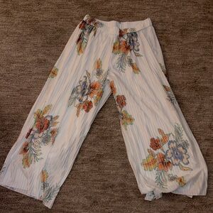 Floral Wide-Leg Palazzo Pants